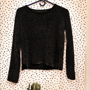 Shiny NAVY sweater. So soft